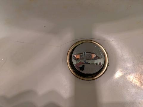 品川区小山で洗面ボウルを大きく撮った既存写真