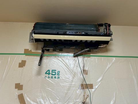 品川区小山台で経年劣化のエアコン既存の写真