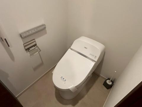 品川区小山台賃貸マンションのトイレクリーニング写真