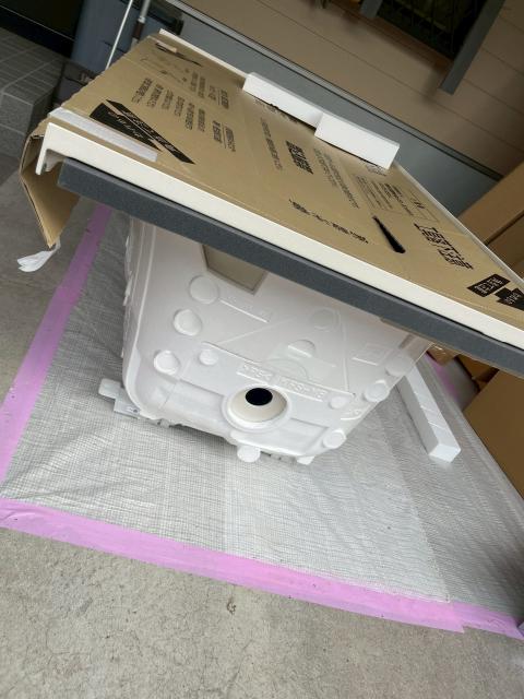 西小山ユニットバス交換工事ユニットバス搬入写真2