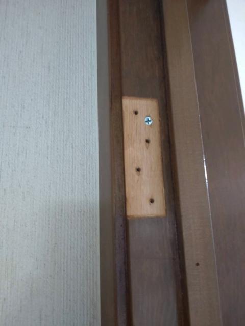 品川区小山のご自宅内の扉を外した後の写真