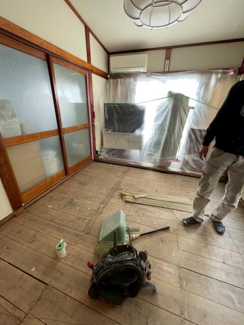 目黒区原町で既存の下地の写真