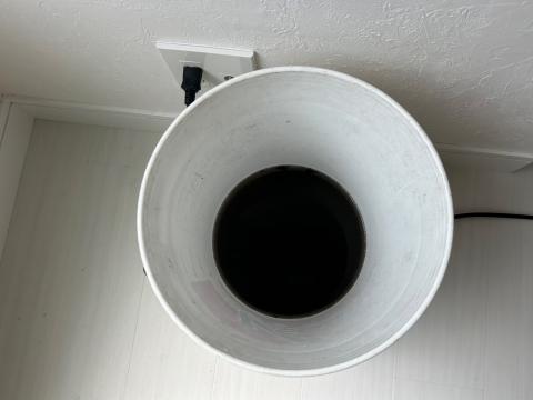 品川区武蔵小山の賃貸マンションでエアコン洗浄したときに出た汚水の写真