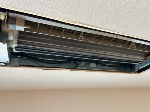武蔵小山賃貸マンションでエアコン洗浄後の写真