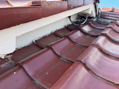 戸越で雨漏り調査、瓦屋根の写真6