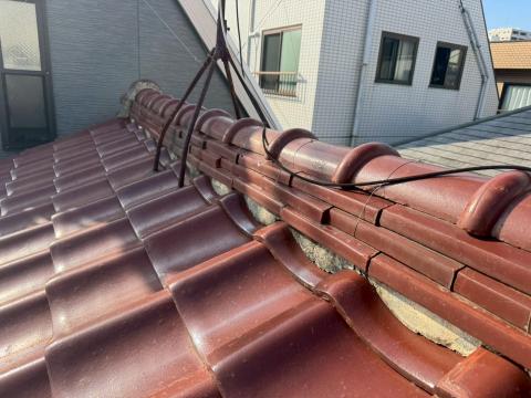 戸越で雨漏り調査、瓦屋根の写真4