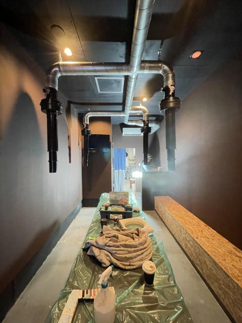 戸越銀座商店街ホルモン焼肉専門店さんの塗装仕上がり写真