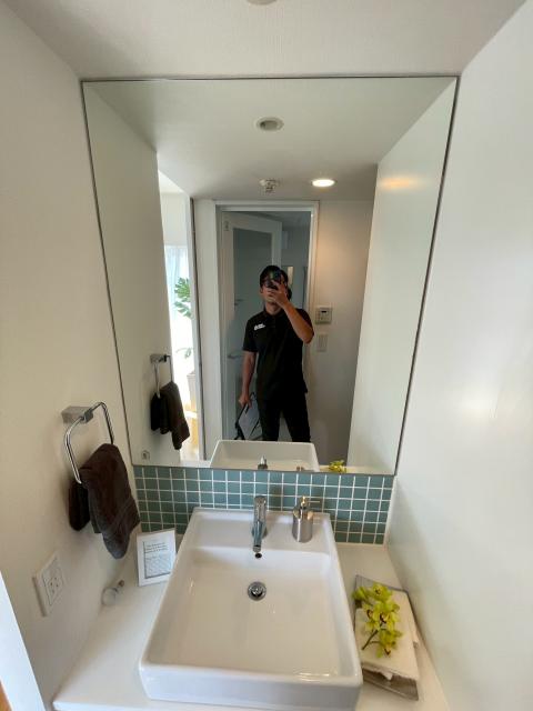 武蔵小山で中古マンション購入後リフォーム洗面所既存写真