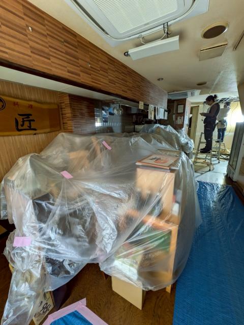 武蔵小山の飲食店内装工事1日目の写真2