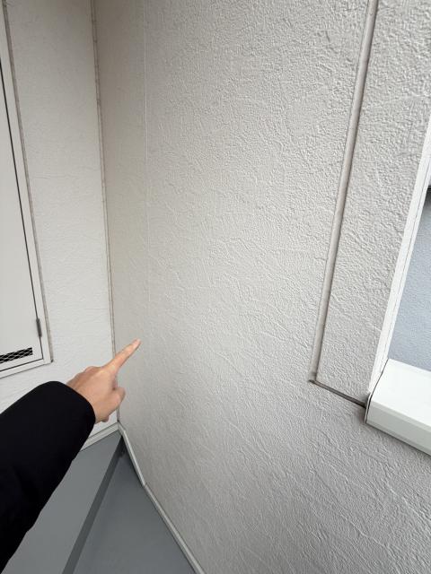 目黒区目黒本町のアパート階段に手すりを付ける事前確認の写真