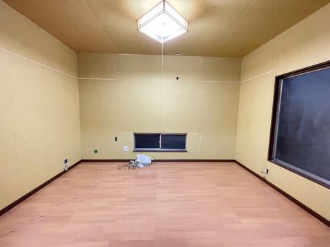 西小山で石膏ボード貼り付けが終了した写真