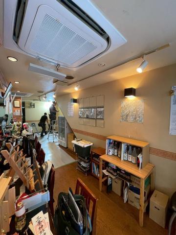 武蔵小山の飲食店で内装工事が着工された１日目の写真1