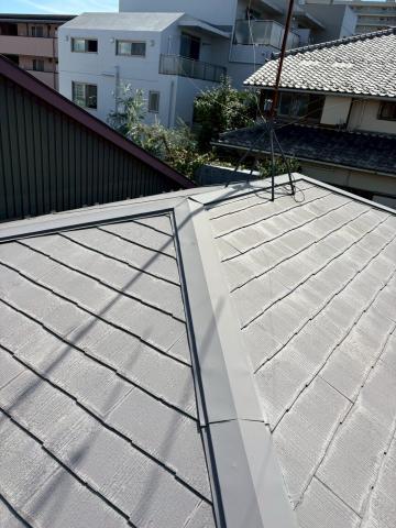 目黒区下目黒で雨漏りからの既存の屋根の調査の写真