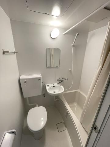 武蔵小山の賃貸マンションで新しくした浴室ユニット写真