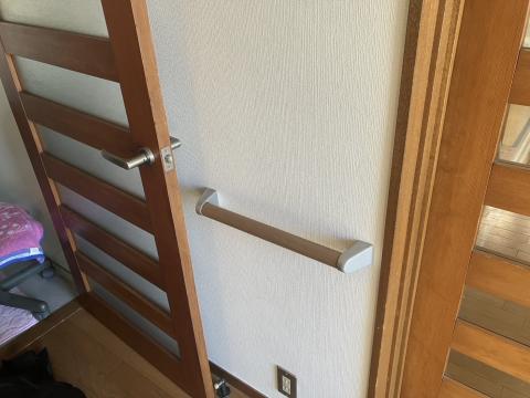 品川区武蔵小山で廊下に手すり設置
