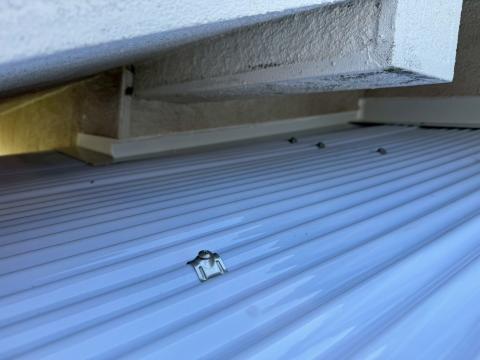 品川区の戸建てベランダ　ポリカネード波板張替写真