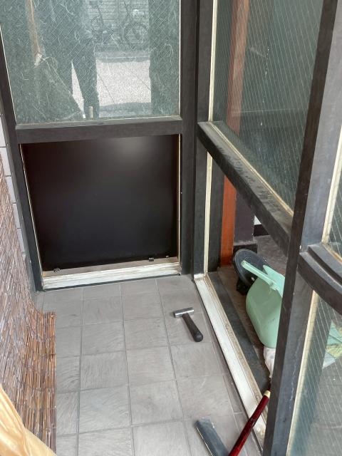 品川区戸越銀座の居酒屋さん　全て外して綺麗にした状態の写真