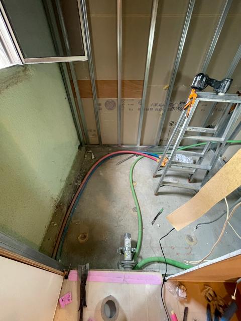 品川区旗の台のマンションユニットバス解体解体後の写真