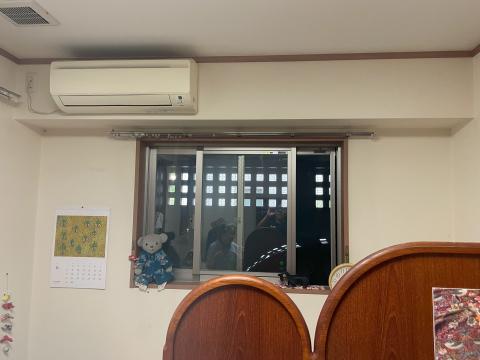 品川区ご近所のお客様カーテンレール撤去ご希望写真