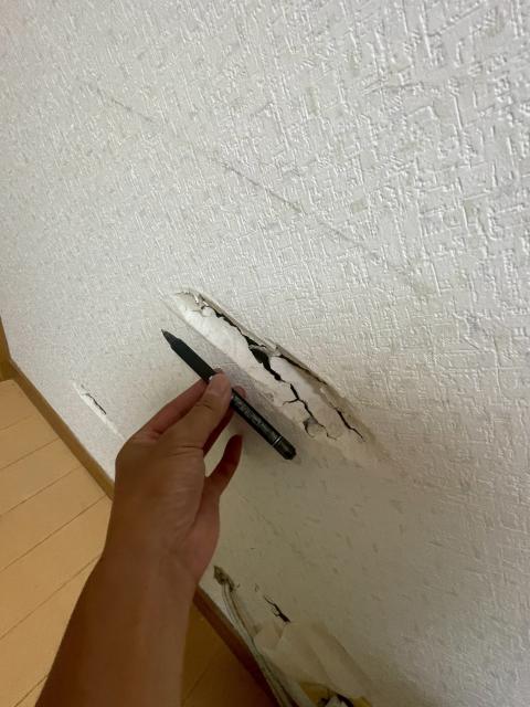 品川区小山台の寝室壁紙既存写真1
