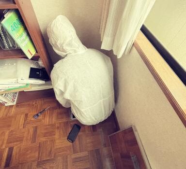 品川区小山台で漏水による調査を実施しました