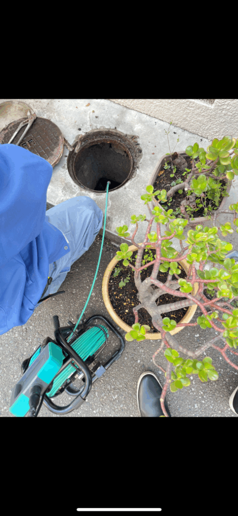 地中配管 カメラ調査写真