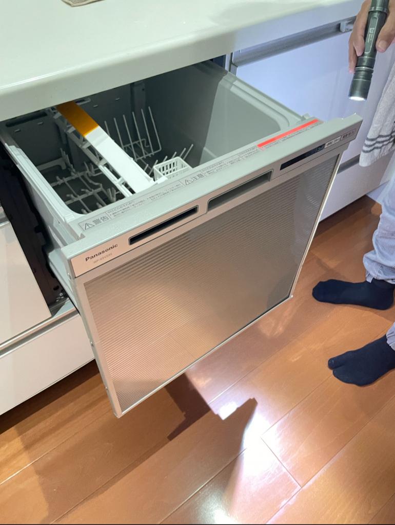 品川区の顧客様食洗器交換写真