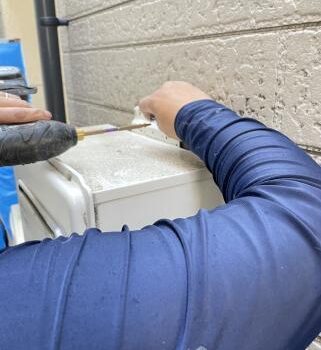 目黒区目黒で水漏れ漏水の調査時に給湯器の設置不良を発見しました