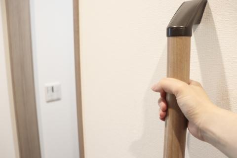 玄関手すりの設置