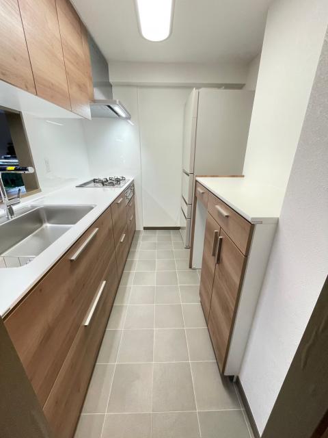 新しいキッチン仕上げ確認