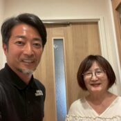 品川区大崎のマンションで廊下に姿見の工事をご依頼されたお客様画像