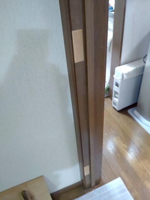 品川区小山のご自宅で不要な扉の撤去した跡写真