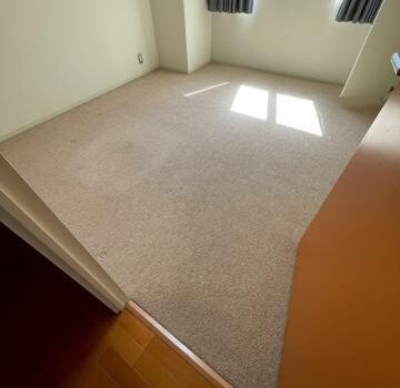 武蔵小山の賃貸マンションのオーナー様から絨毯の洗浄をご依頼されました