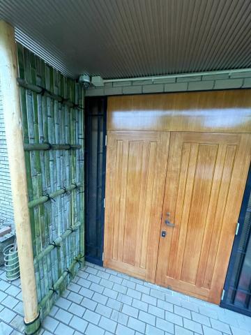 目黒区中目黒で竹垣フェンス交換工事写真