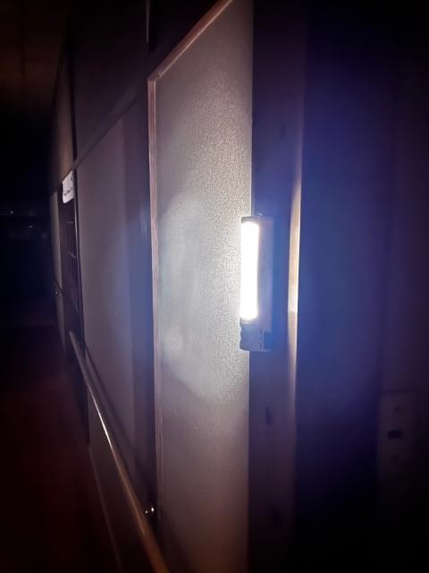 人感センサー付き廊下のライト