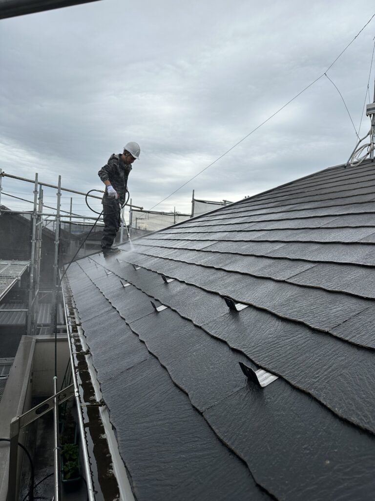 塗装前洗浄写真
