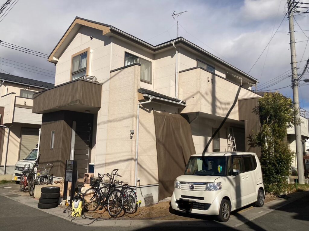 反対から見た施工前写真