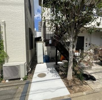 品川区旗の台で電動カート置き場にスロープを設置して仕上げました