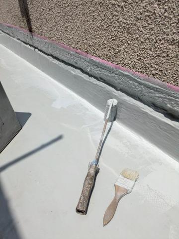 品川区大井で防水工事2層目写真