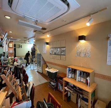 武蔵小山の飲食店で内装工事が着工されました