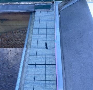 武蔵小山で陸屋根部分を通気緩衝工法で防水工事しました