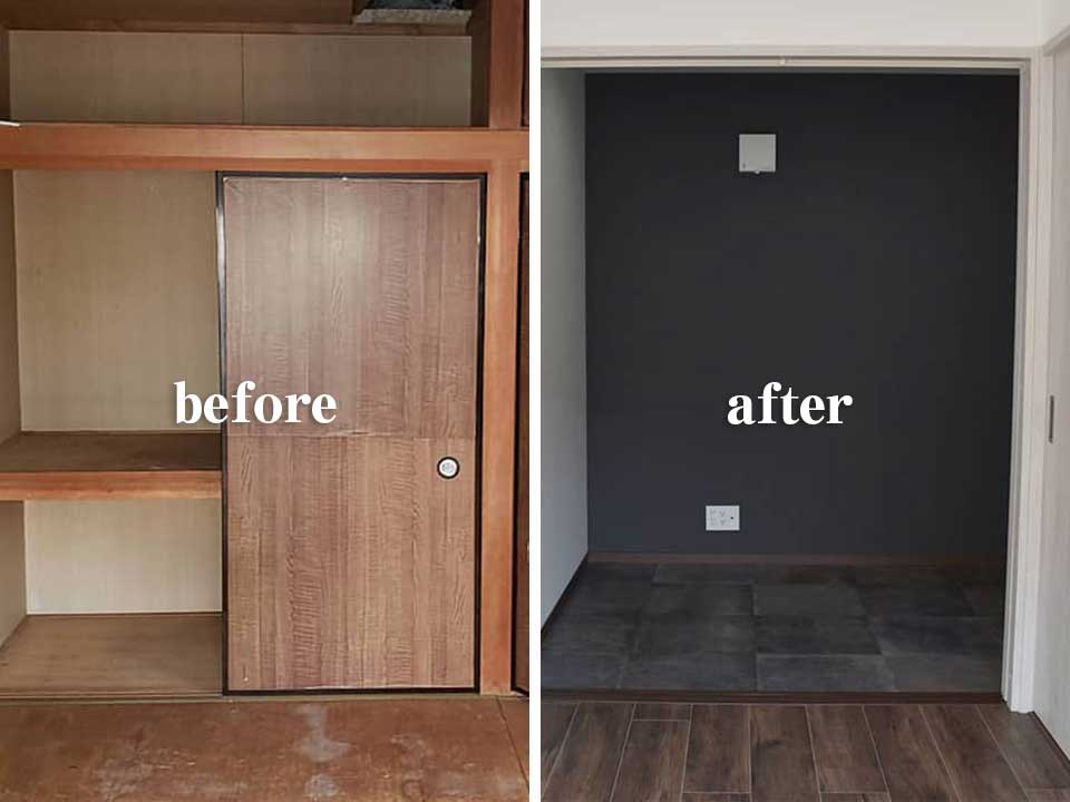 押し入れからクローゼットのリフォーム写真