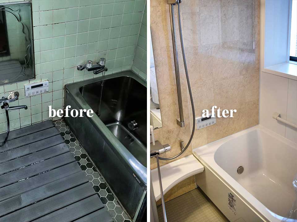 浴室のユニットバスリフォーム写真