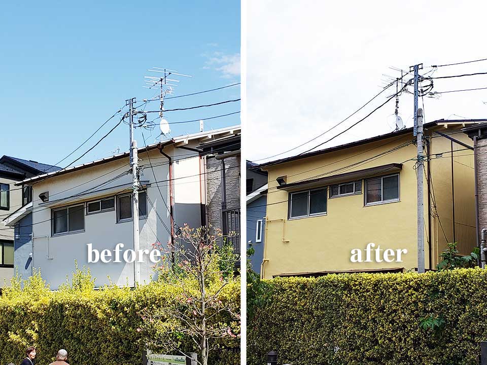 外壁塗装のリフォーム写真
