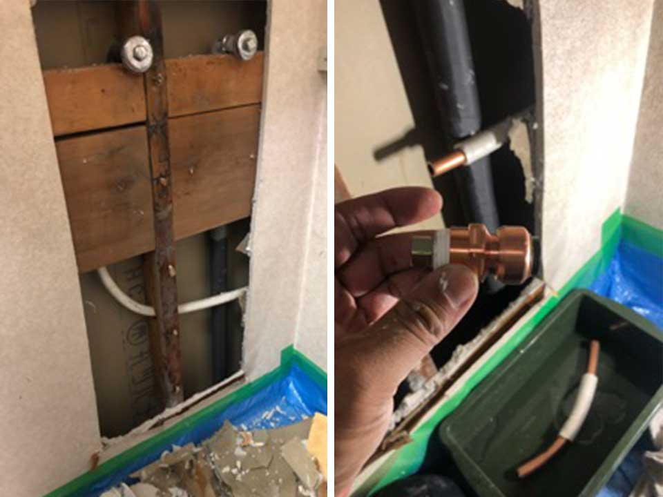 緊急水回り（洗面所）写真