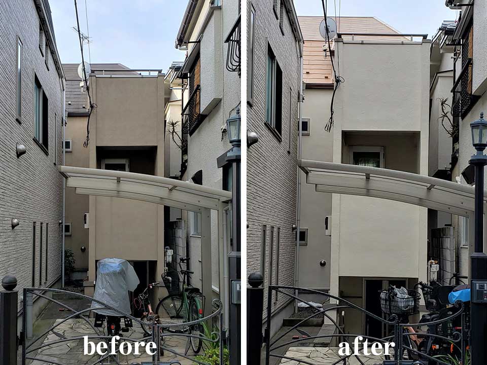 お家の外装改修工事写真