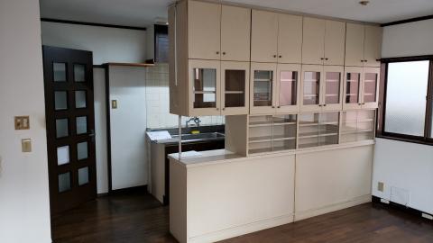 川崎市中原区既存のキッチン写真