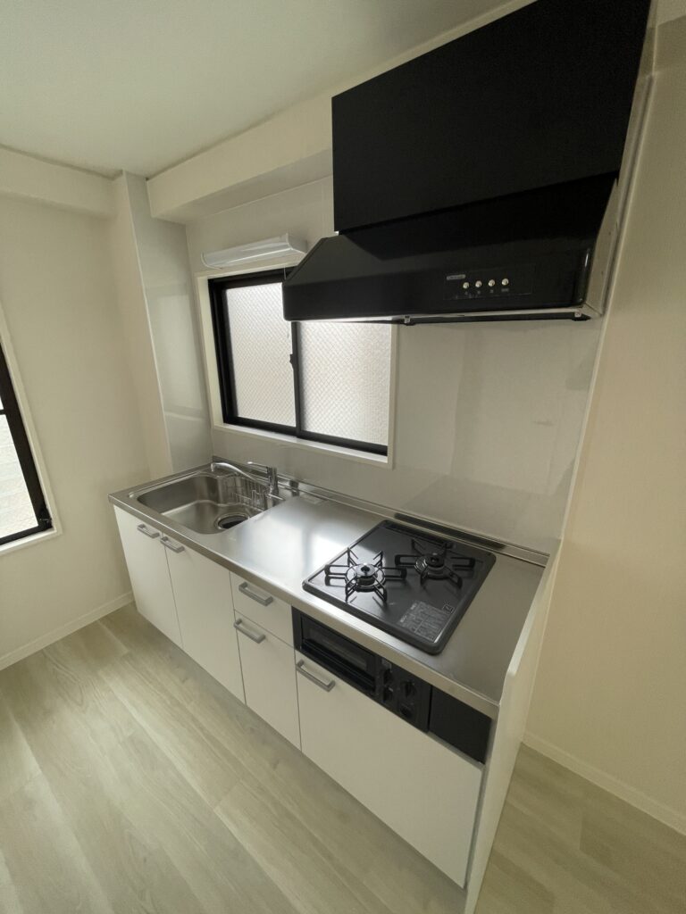 武蔵小山の賃貸マンションで交換したキッチンの写真