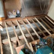 目黒区原町で琉球畳の下地のやりかえ写真