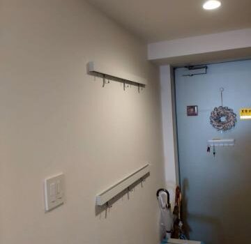 品川区戸越のマンションのお客様からハンガーラックの設置を頼まれました